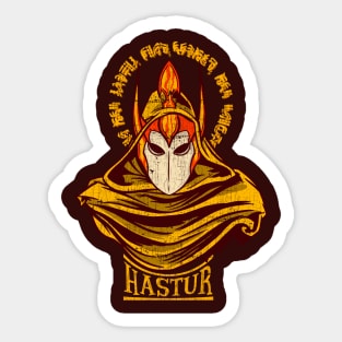 The Pallid Mask of Hastur Sticker